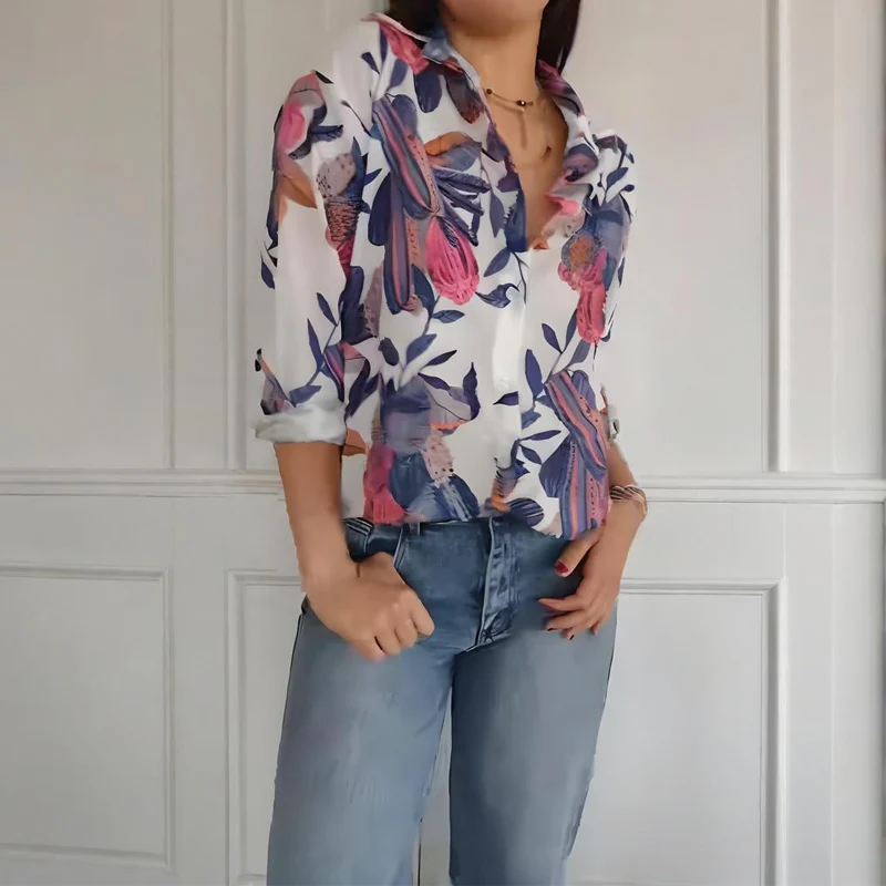 Garner - Elegante Camicia Con Stampa Floreale - Image 3