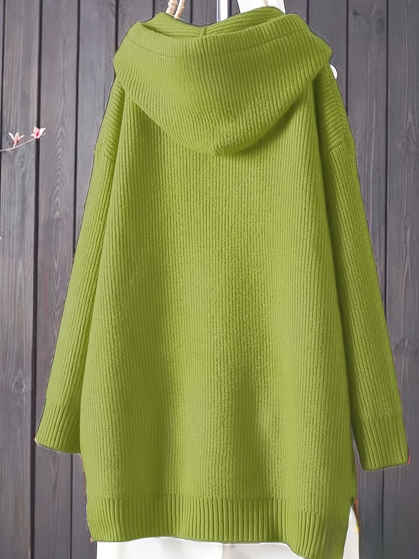 Genivee - Felpa Con Cappuccio Casual a Maniche Lunghe In Maglia - Image 15