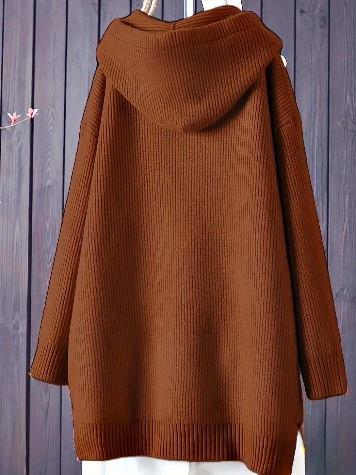 Genivee - Felpa Con Cappuccio Casual a Maniche Lunghe In Maglia - Image 16