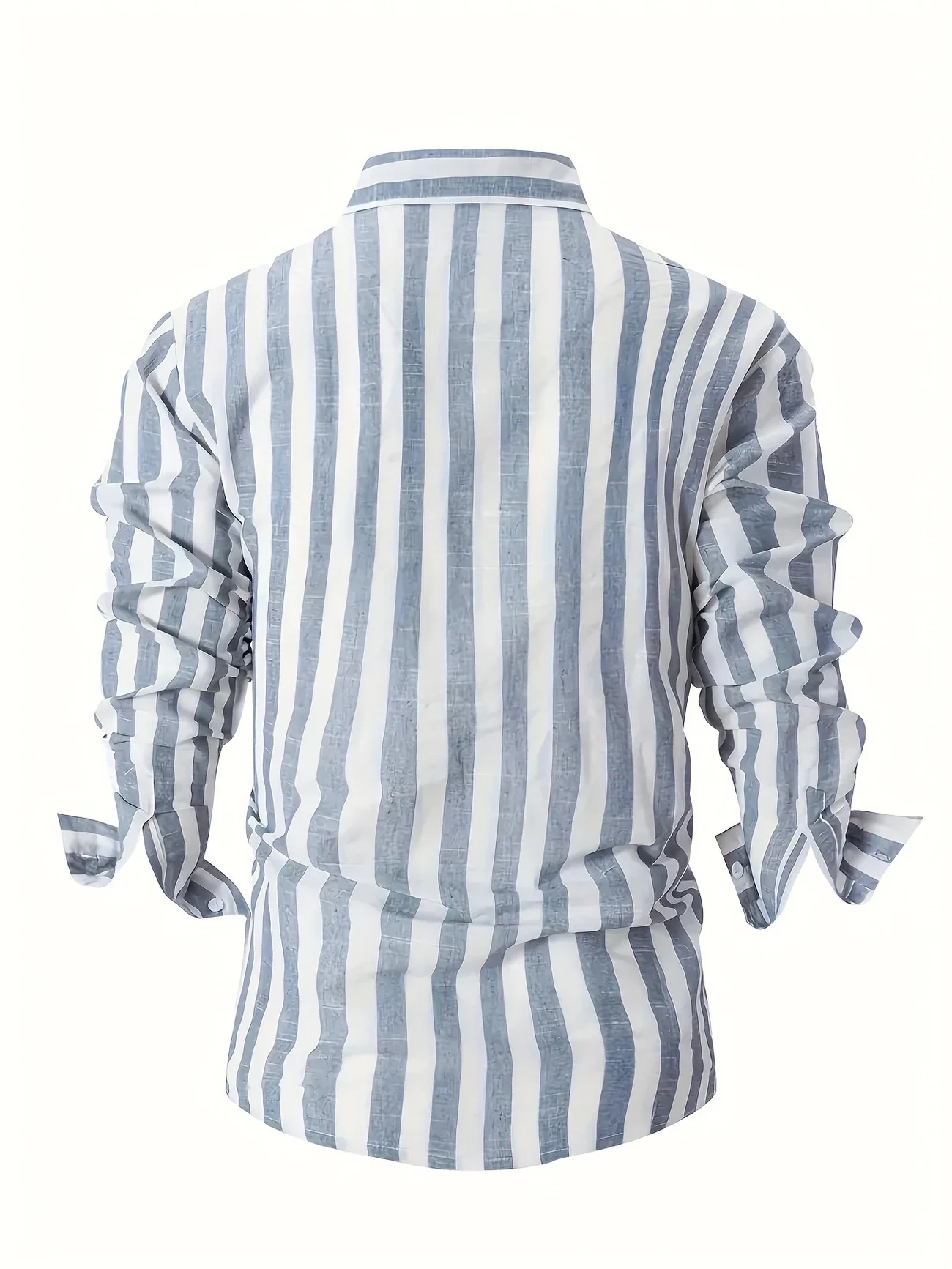 George - Elegante Camicia a Maniche Lunghe a Righe - Image 10
