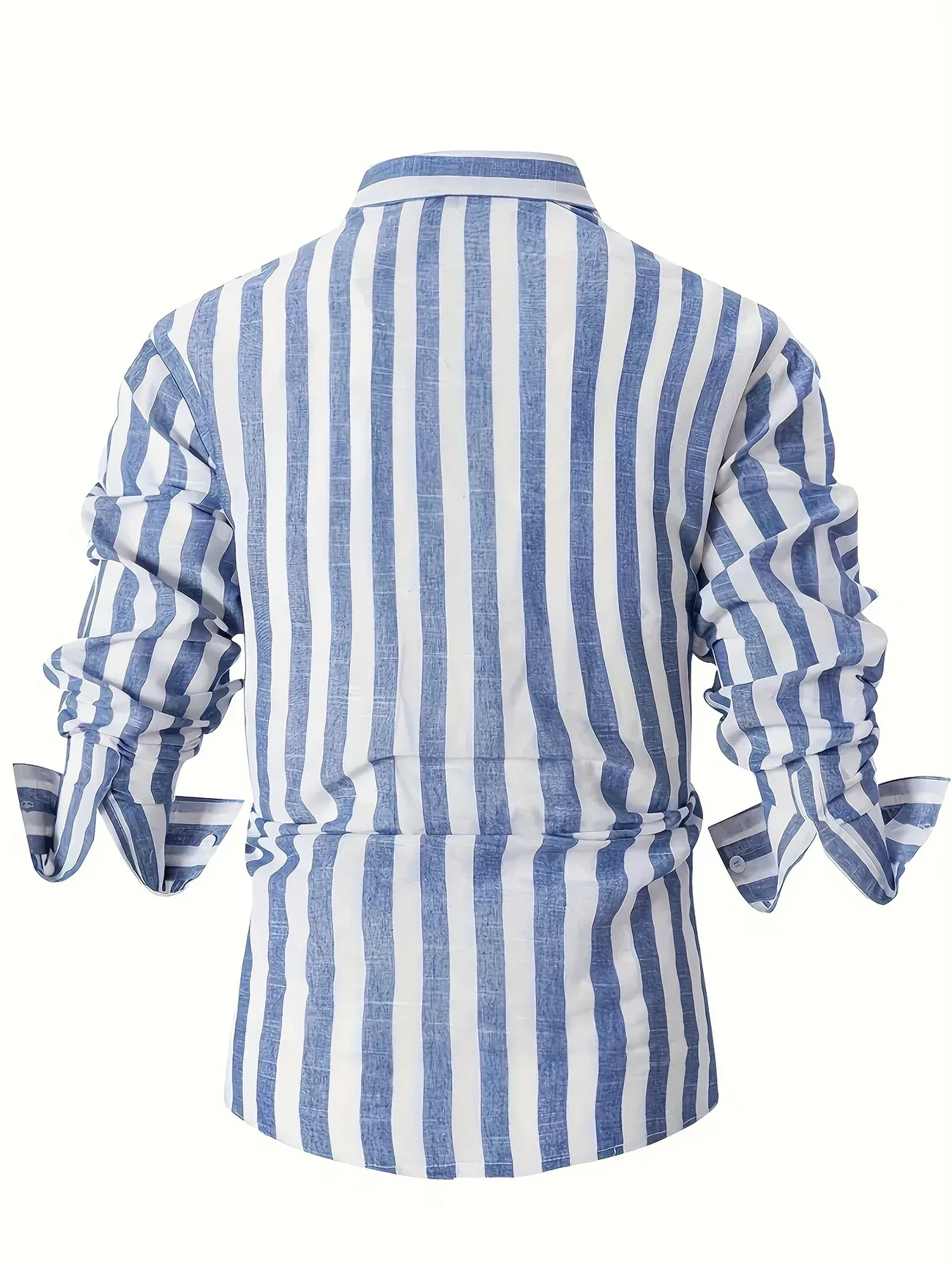 George - Elegante Camicia a Maniche Lunghe a Righe - Image 19