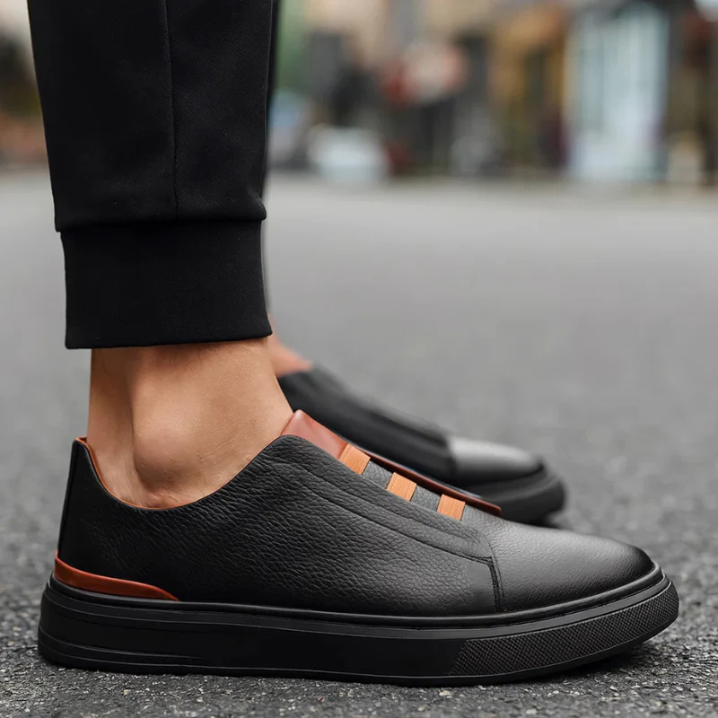Geraldo - Sneakers in Vera Pelle - Image 5
