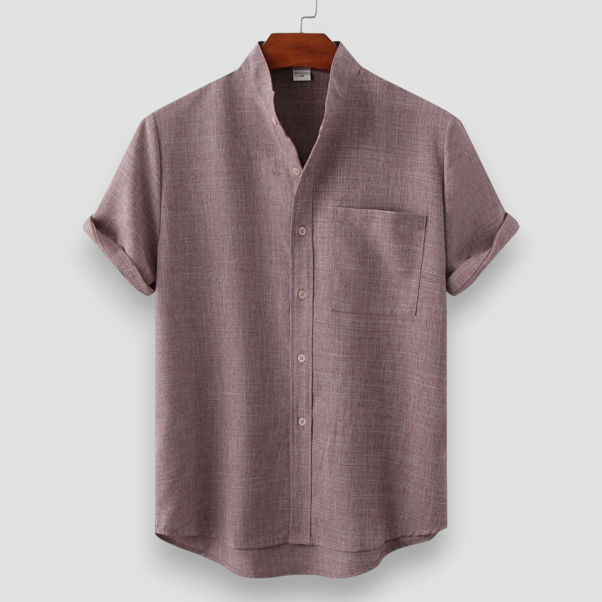 Gerardo - Camicia Di Lino A Maniche Corte - Image 6
