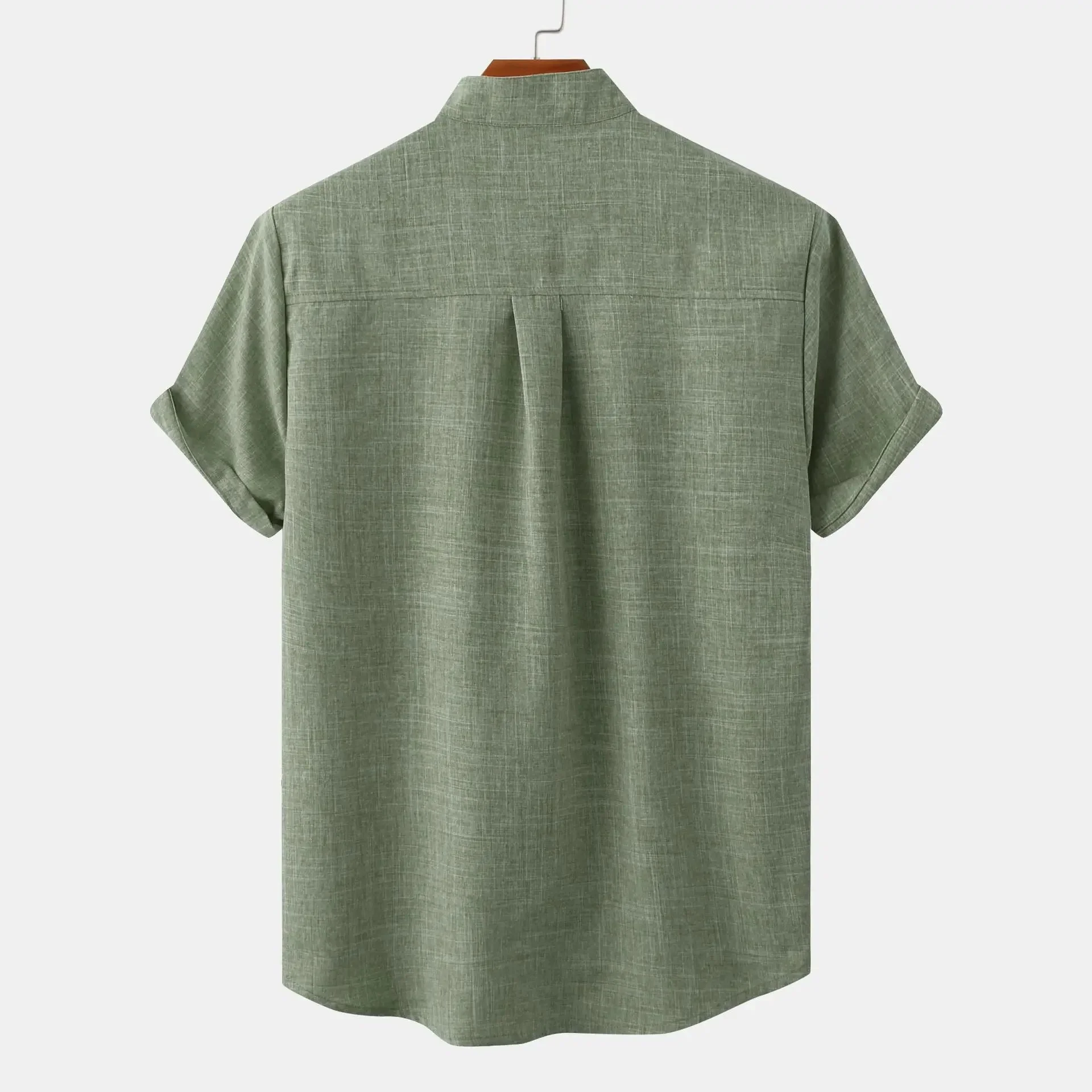 Gerardo - Camicia Di Lino A Maniche Corte - Image 8