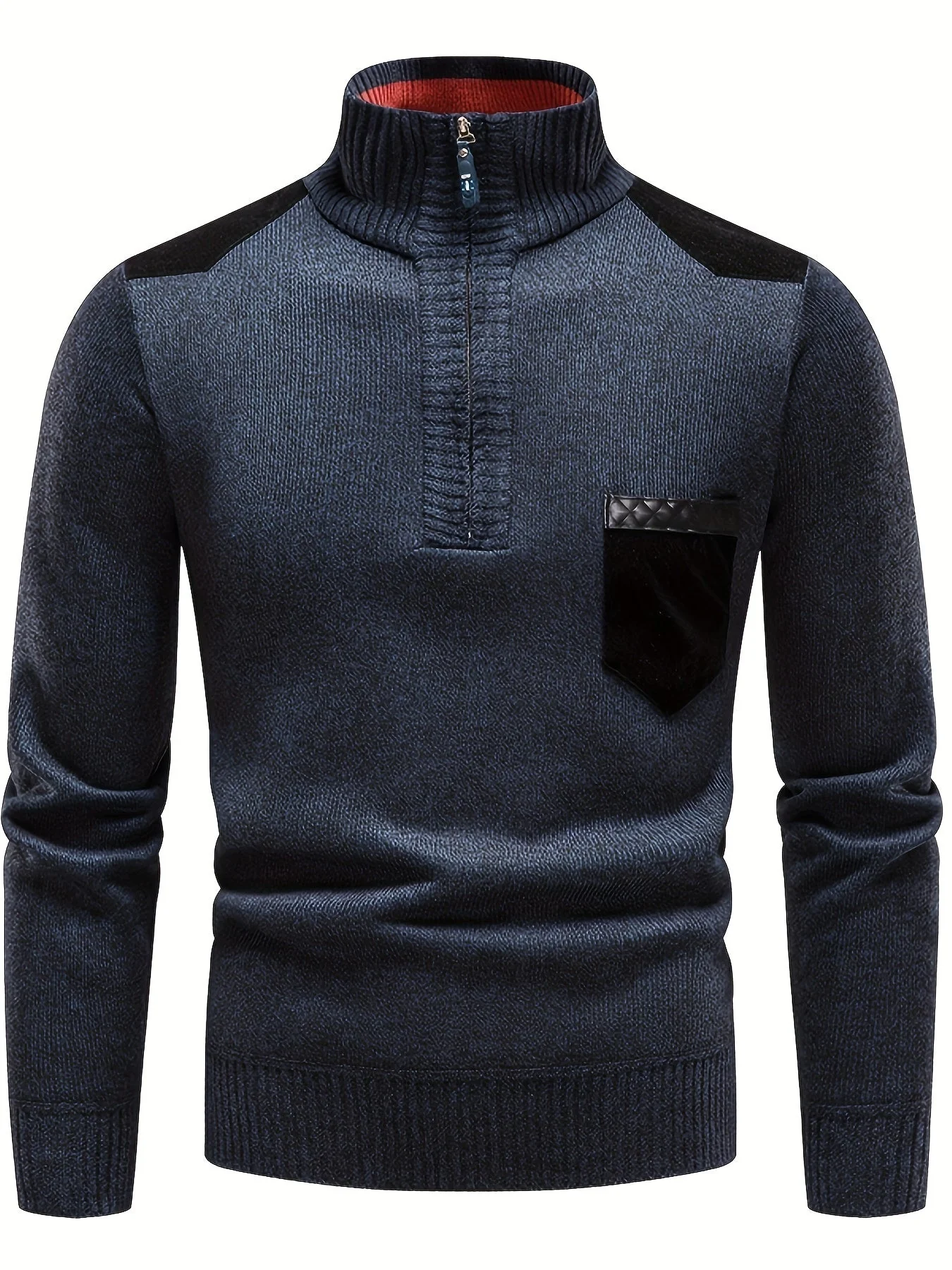 Gerdt - Maglione Casual a Maniche Lunghe Lavorato a Maglia - Image 2