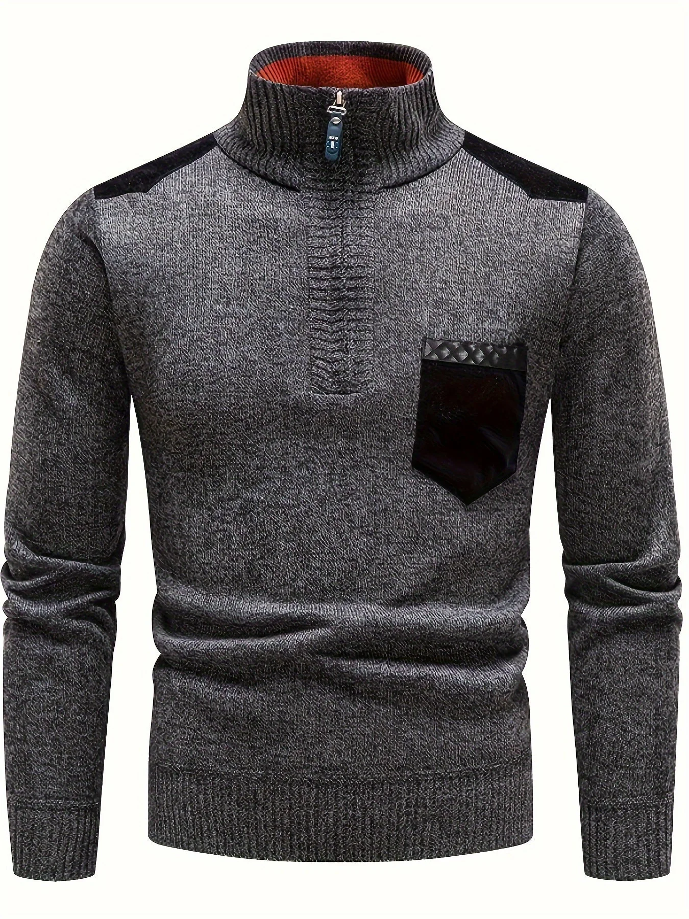 Gerdt - Maglione Casual a Maniche Lunghe Lavorato a Maglia - Image 3
