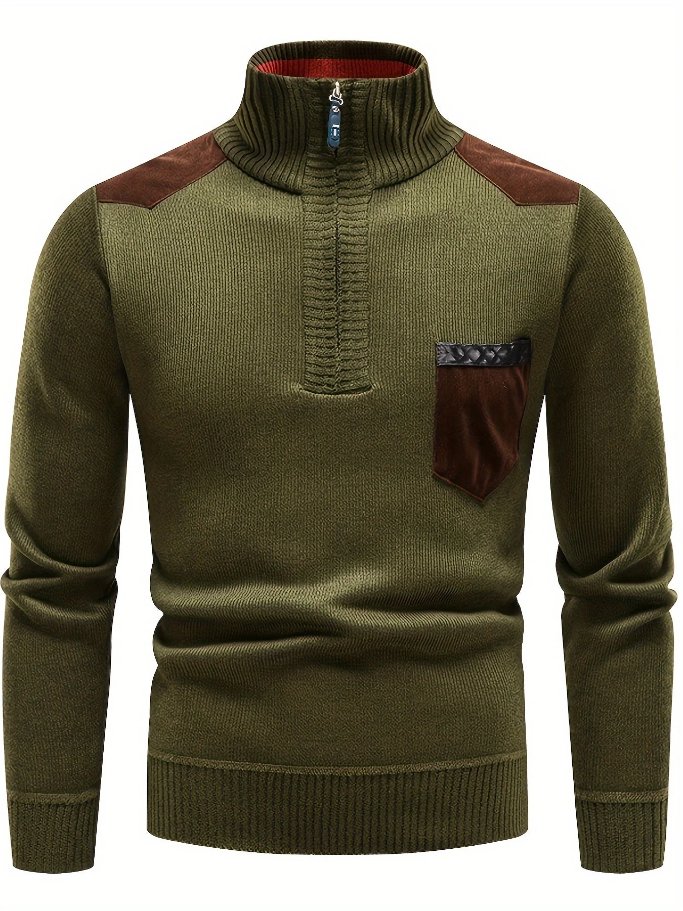 Gerdt - Maglione Casual a Maniche Lunghe Lavorato a Maglia - Image 5