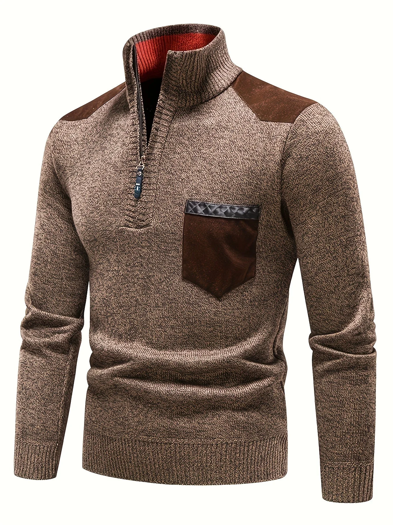 Gerdt - Maglione Casual a Maniche Lunghe Lavorato a Maglia - Image 6