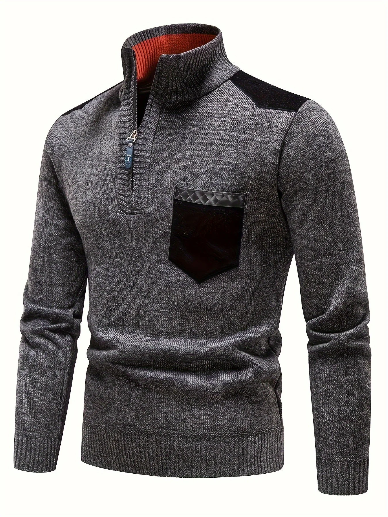 Gerdt - Maglione Casual a Maniche Lunghe Lavorato a Maglia - Image 9