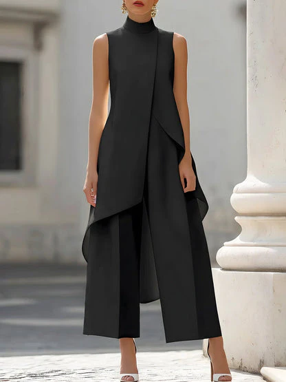 Germine - Tuta Dal Drappeggio Elegante - Image 2