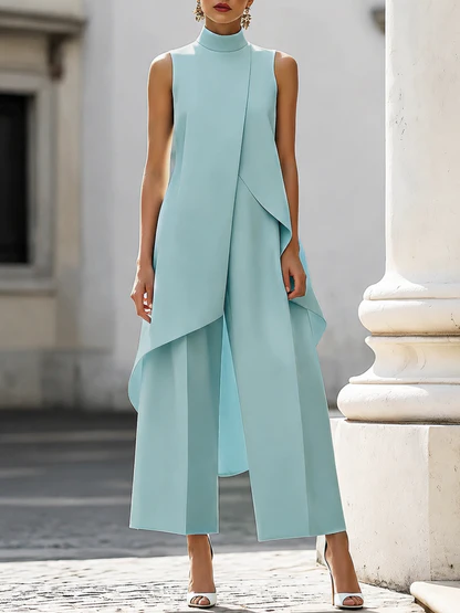 Germine - Tuta Dal Drappeggio Elegante - Image 3
