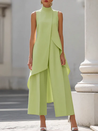 Germine - Tuta Dal Drappeggio Elegante - Image 4