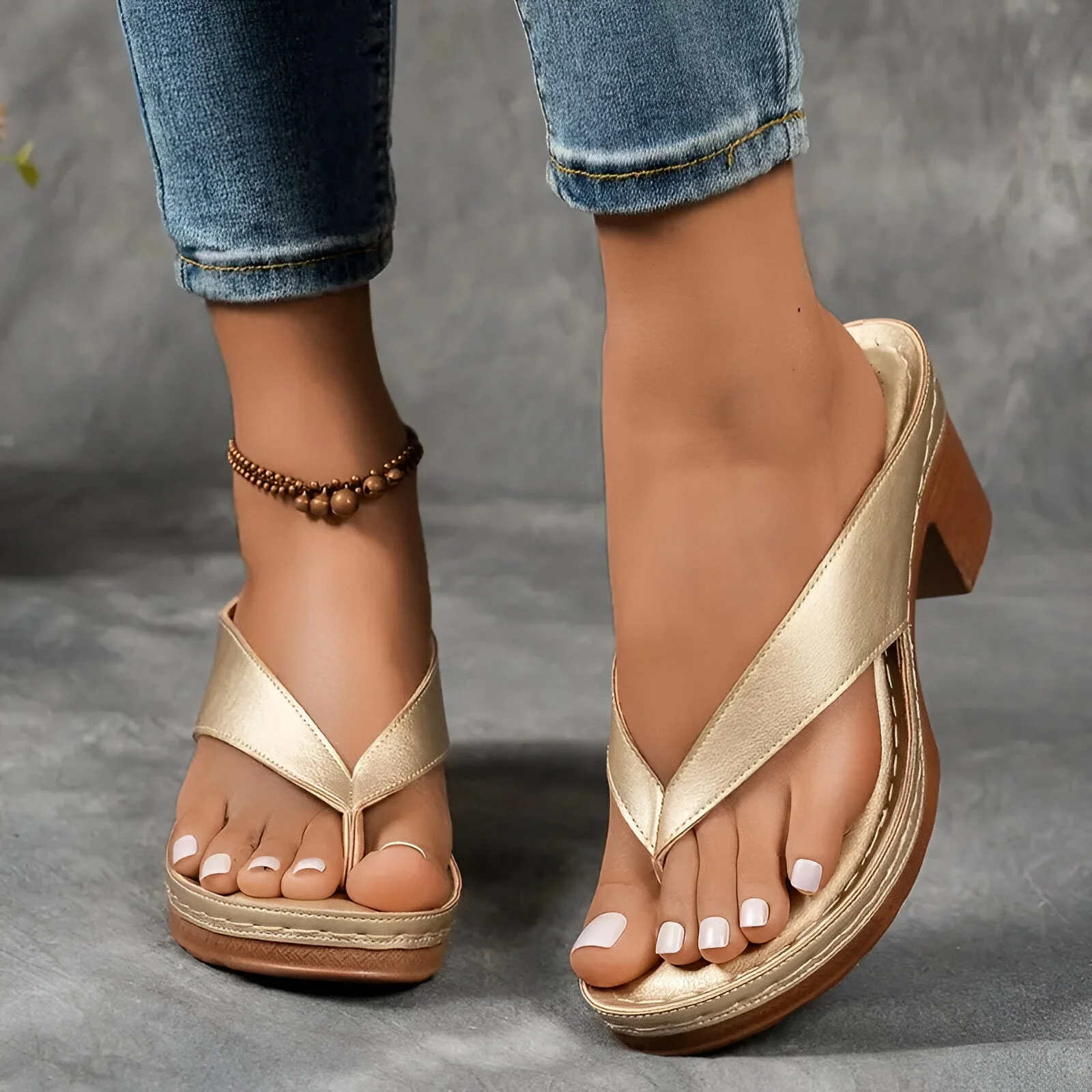 Gerta - Elegante Pantofola Con Tacco Alto - Image 6