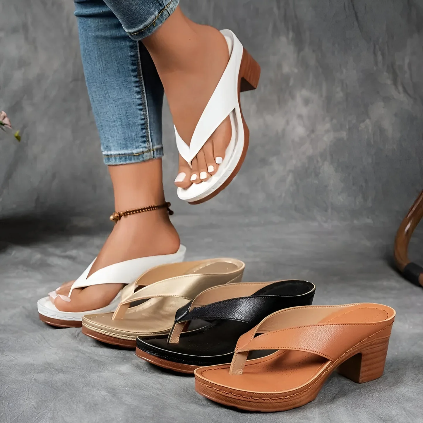 Gerta - Elegante Pantofola Con Tacco Alto - Image 9