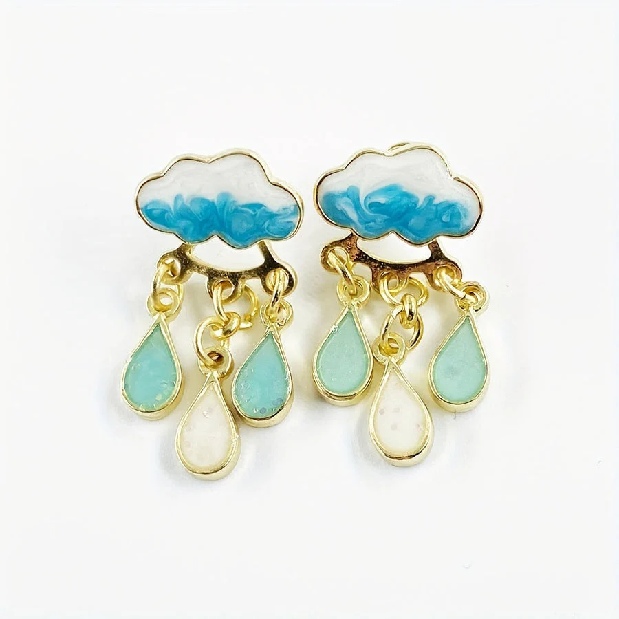 Gillie - Orecchini Pendenti Raindrop - Image 4