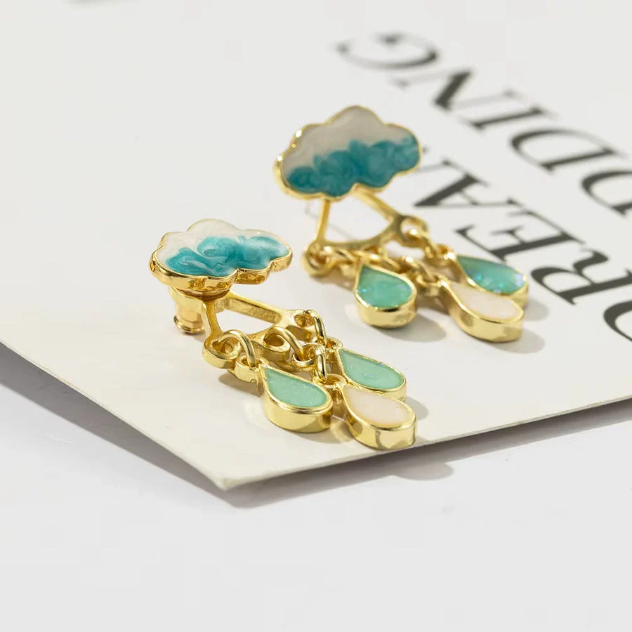 Gillie - Orecchini Pendenti Raindrop - Image 9
