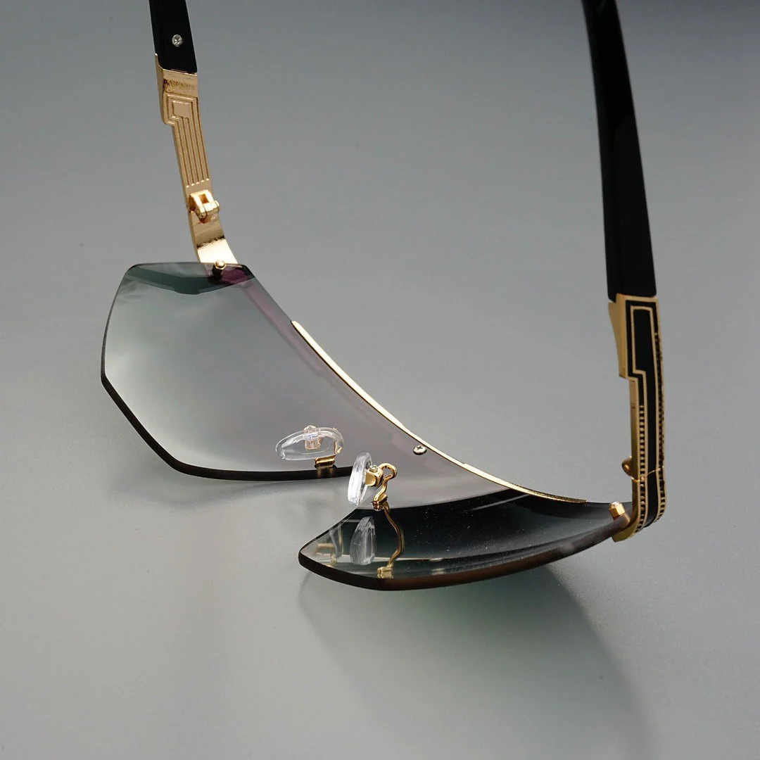 GlareVibe - Occhiali Da Sole Senza Montatura Dalla Forma Irregolare - Image 6