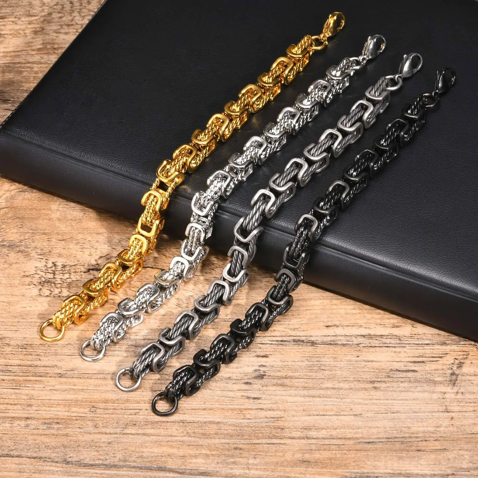Glinn - Bracciale a Catena Forgiato Rogue - Image 8