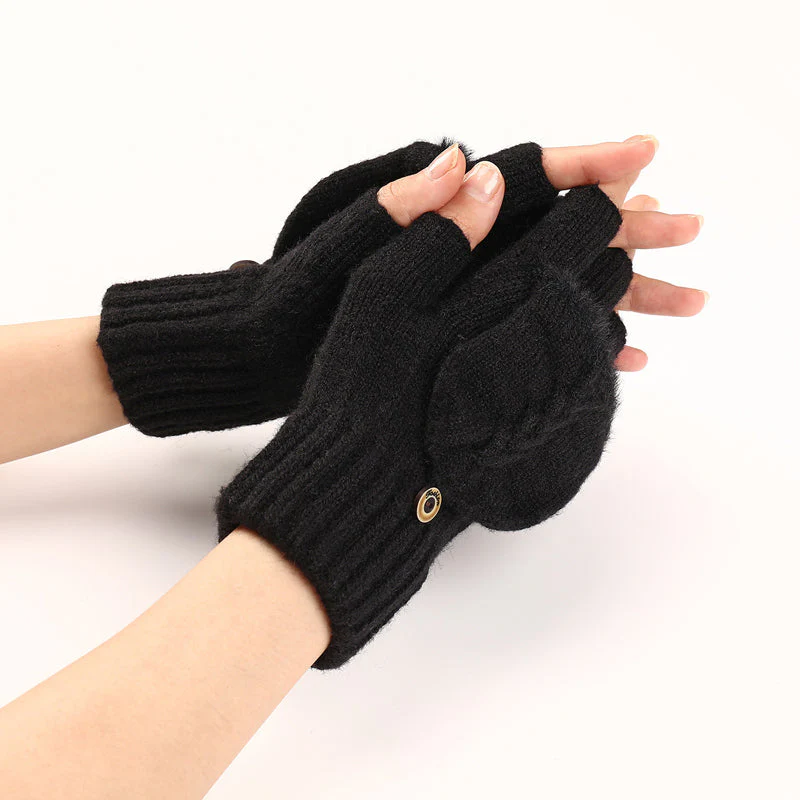 GloveGleam - Guanti Senza Dita Lavorati a Maglia - Image 9