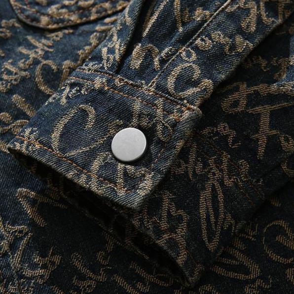 Godfrey - Giacca in denim Scripture - Image 5