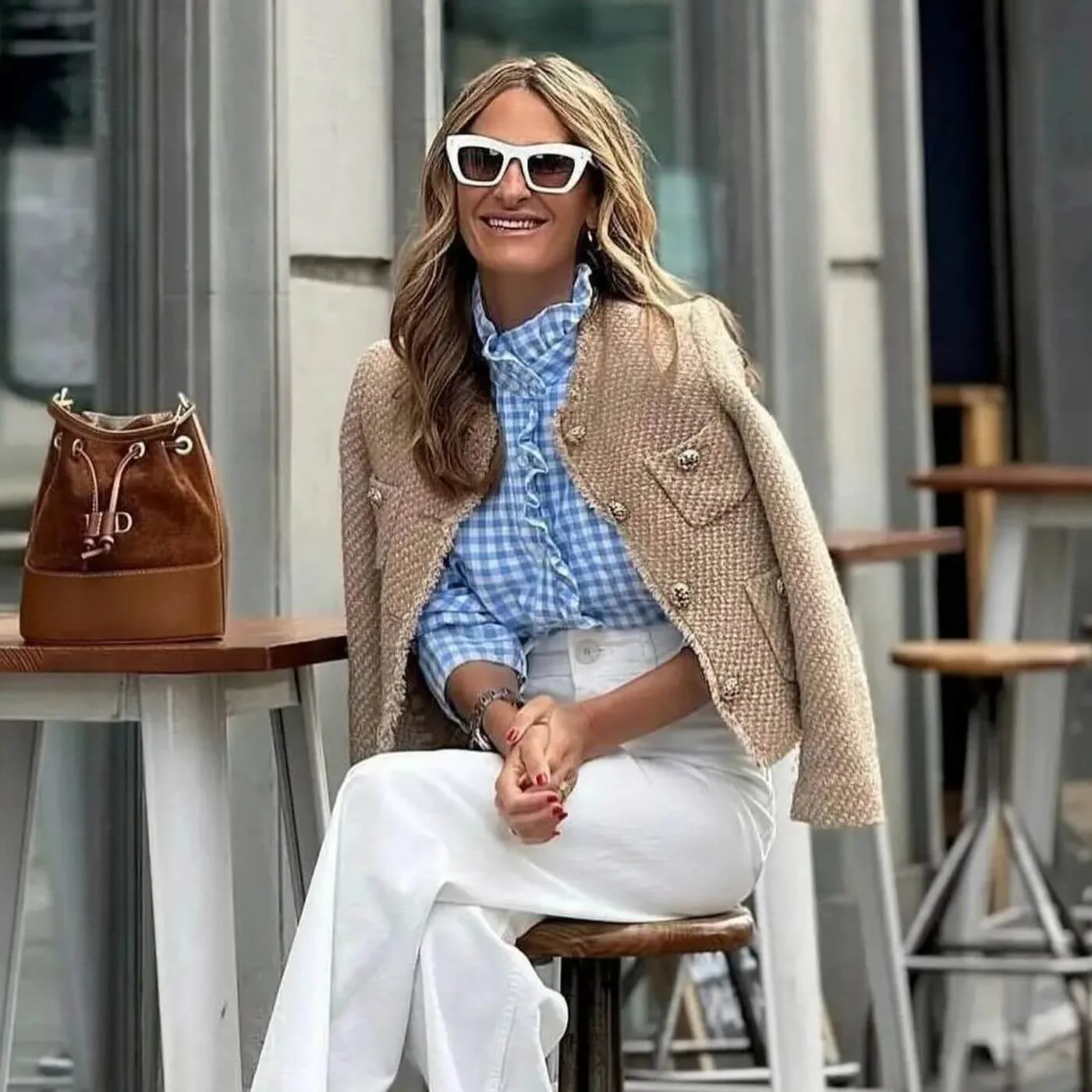 Graciana - Elegante Giacca di Tweed - Image 4