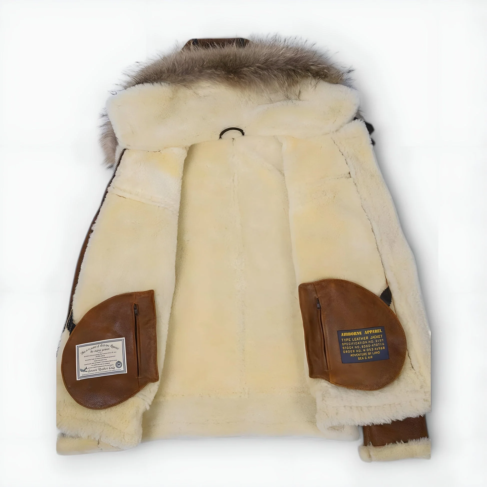 Grantham - Giacca Bomber con Cappuccio in Pelliccia - Image 6