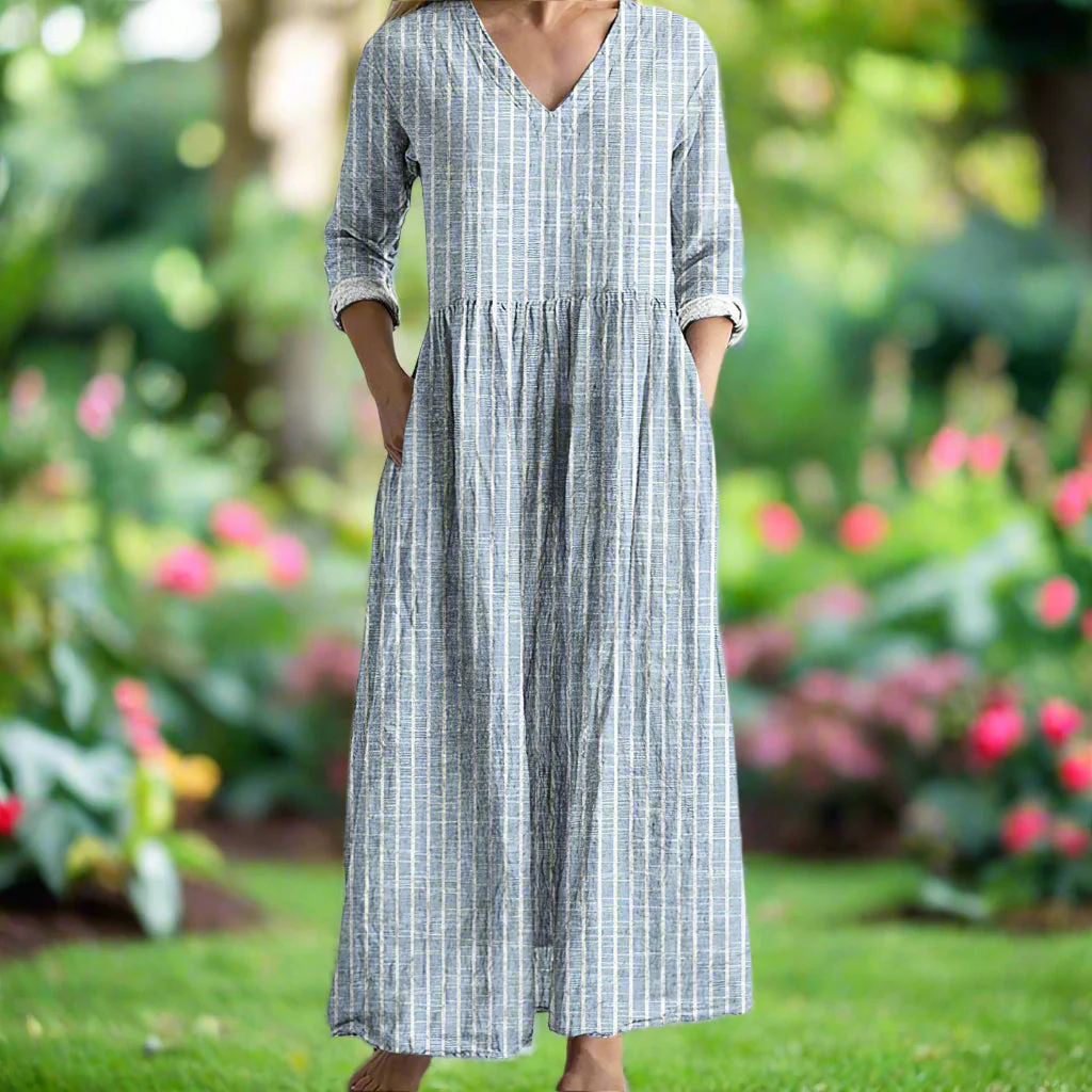 Gregoria - Abito Casual A Righe - Image 2