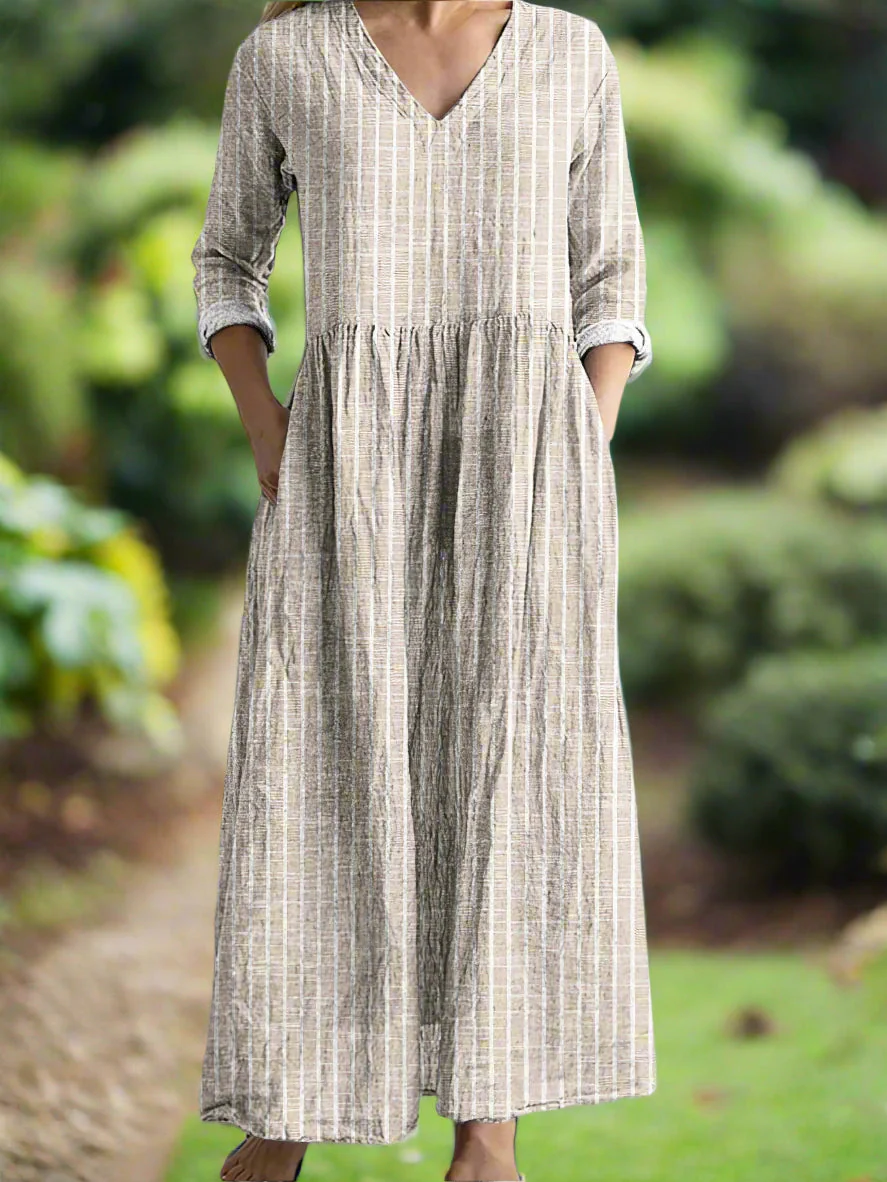Gregoria - Abito Casual A Righe - Image 4