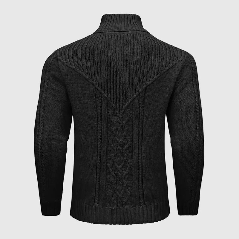 Gregorio - Maglione Lavorato a Maglia Con Collo a Scialle - Image 6