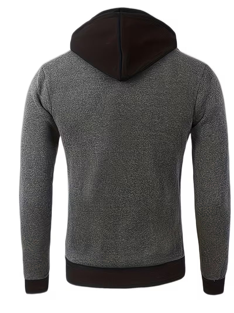 Griffiths - Felpa con Cappuccio,Maniche Lunghe e zip a un Quarto - Image 4