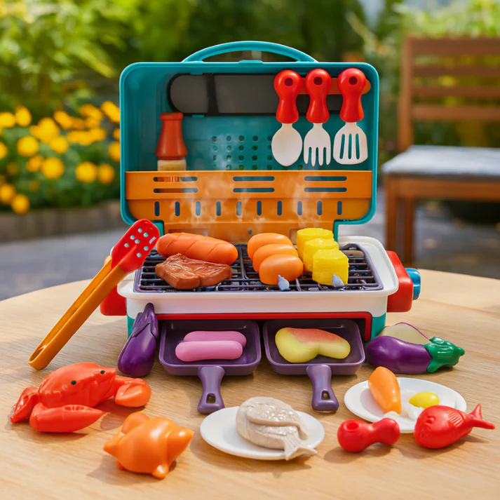 GrillMagic - Set da Barbecue con Cibo che Cambia Colore