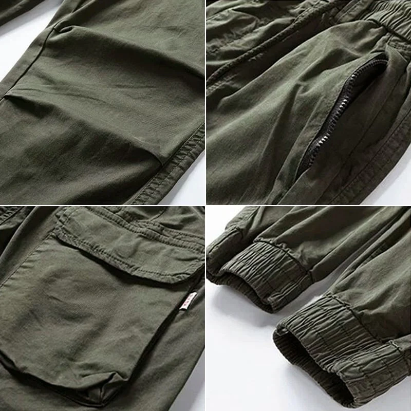 Guntram - Pantaloni Cargo Elasticizzati con Spandex - Image 14
