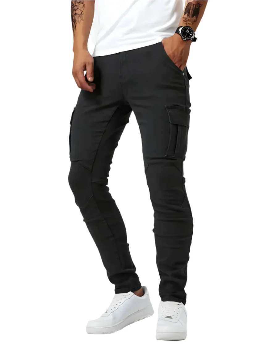 Gusman - Pantaloni Cargo Elasticizzati - Image 3