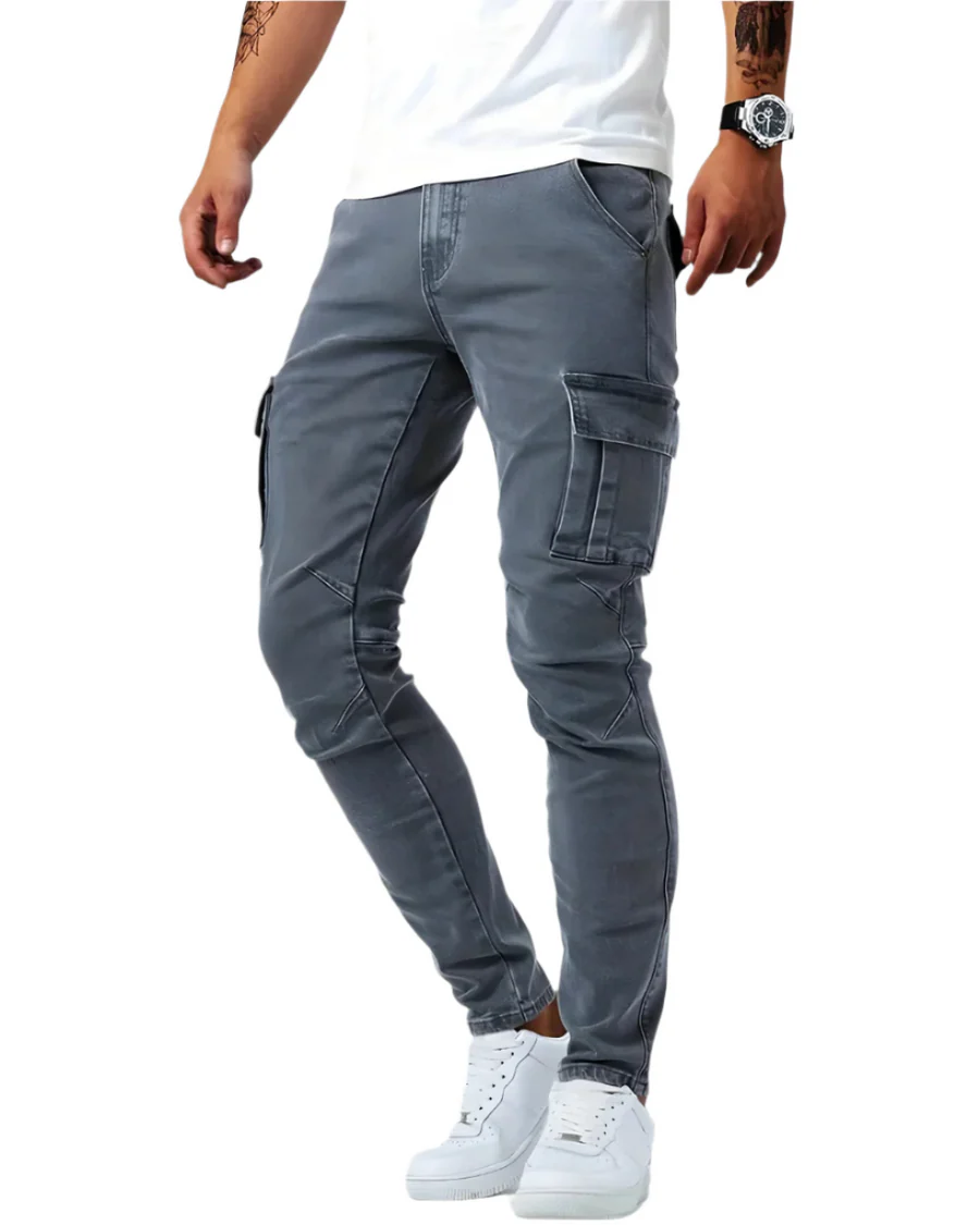Gusman - Pantaloni Cargo Elasticizzati - Image 4