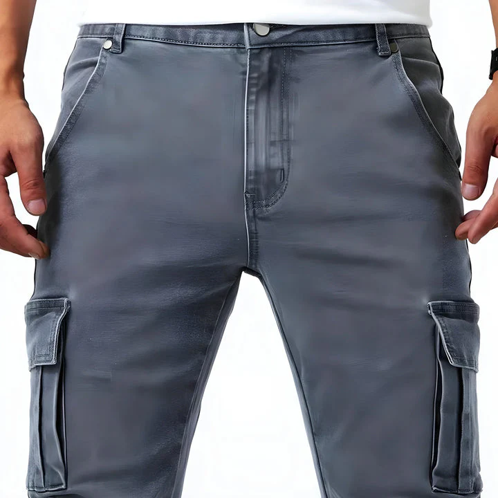 Gusman - Pantaloni Cargo Elasticizzati - Image 8