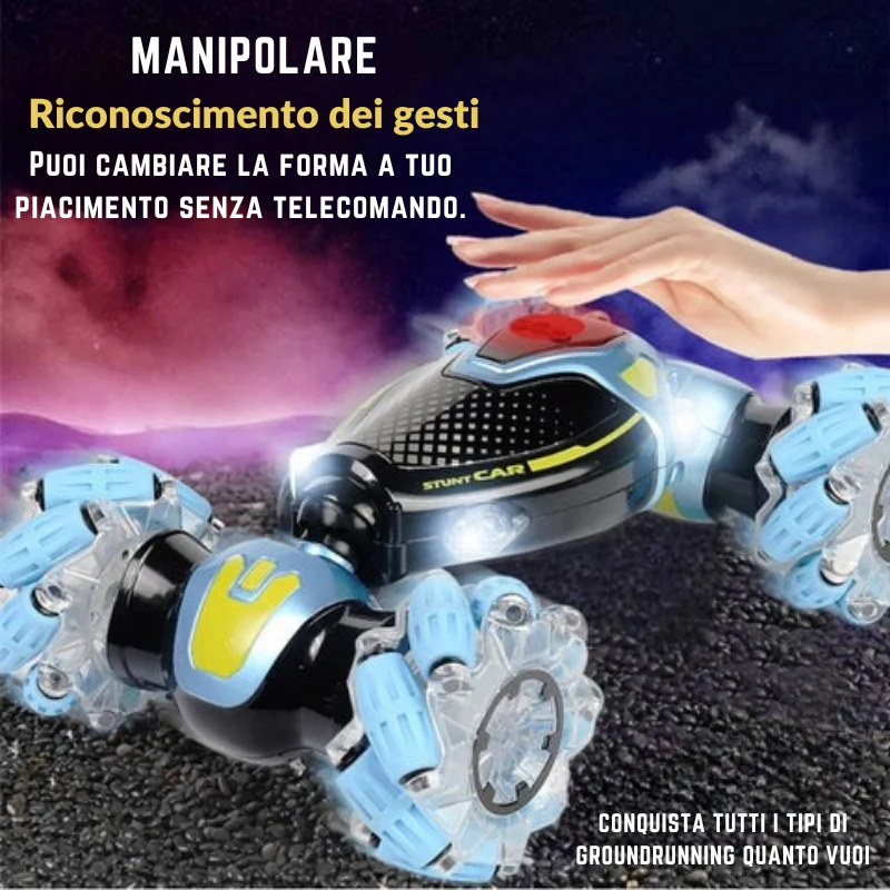 GyroRacer - Auto Telecomandata Acrobatica Controllata Con Sensore Di Movimento - Image 12