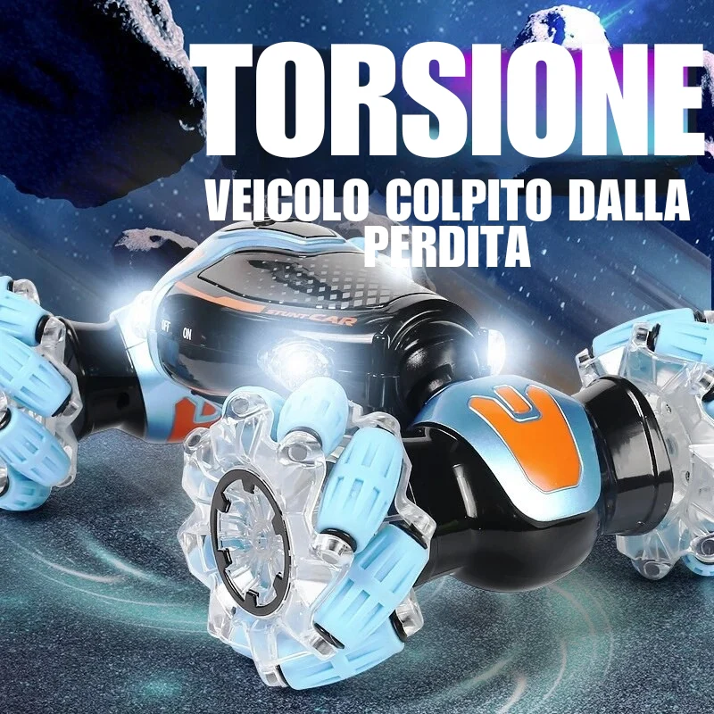 GyroRacer - Auto Telecomandata Acrobatica Controllata Con Sensore Di Movimento - Image 8