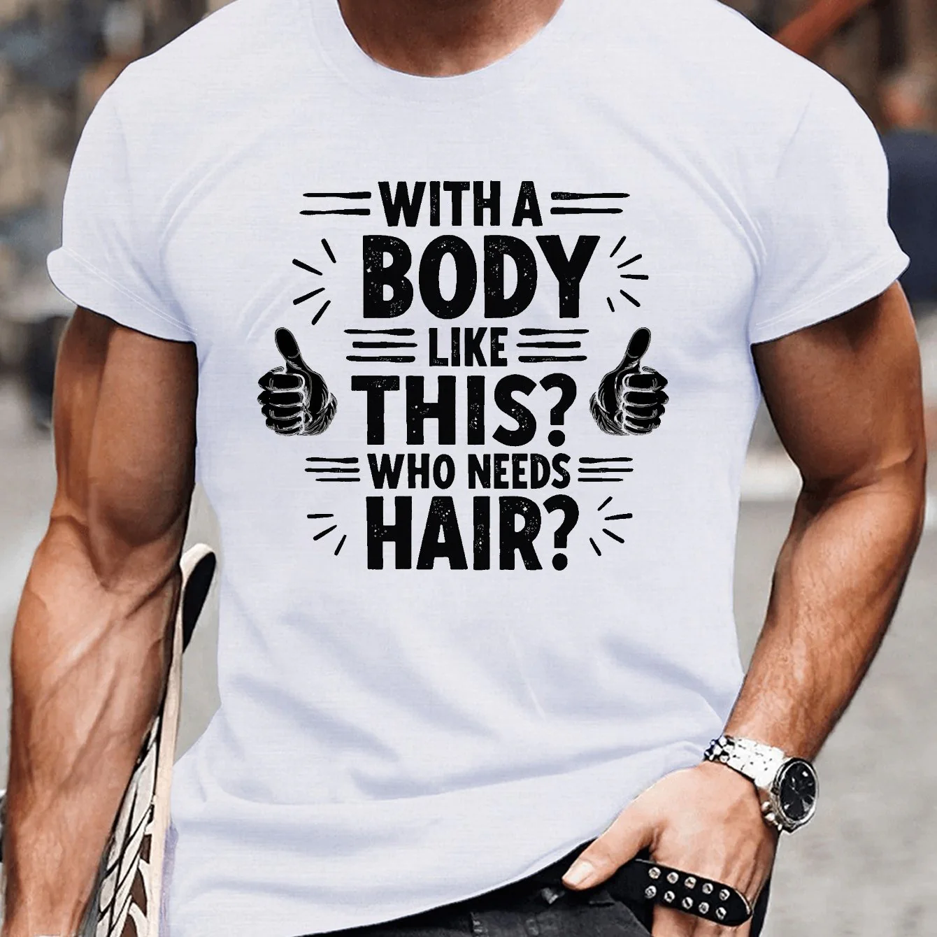 Hairy – T-Camicia Elegante Con Maniche Corte - Image 3
