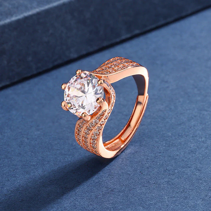 Halyna - Anello Con Moissanite Super Flash Da 3 Carati - Image 6