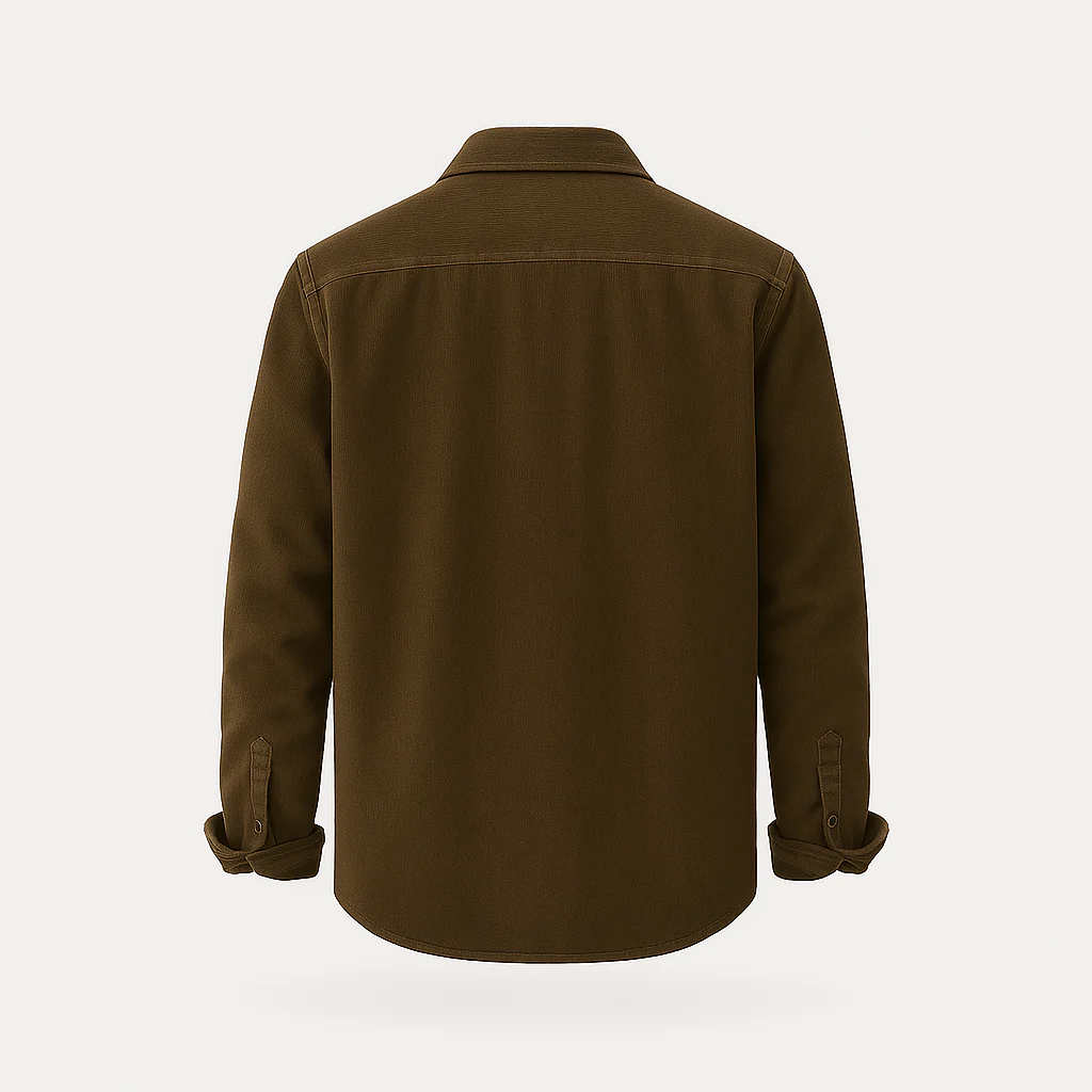 Hamdun - Camicia In Velluto a Coste Con Bottoni - Image 9