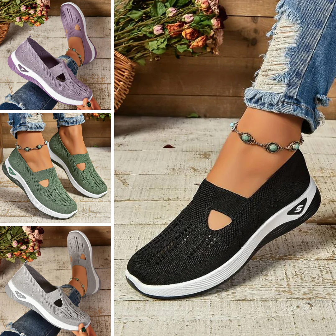 Haniya - Scarpe da ginnastica Slip-on in Maglia Traspirante - Image 10