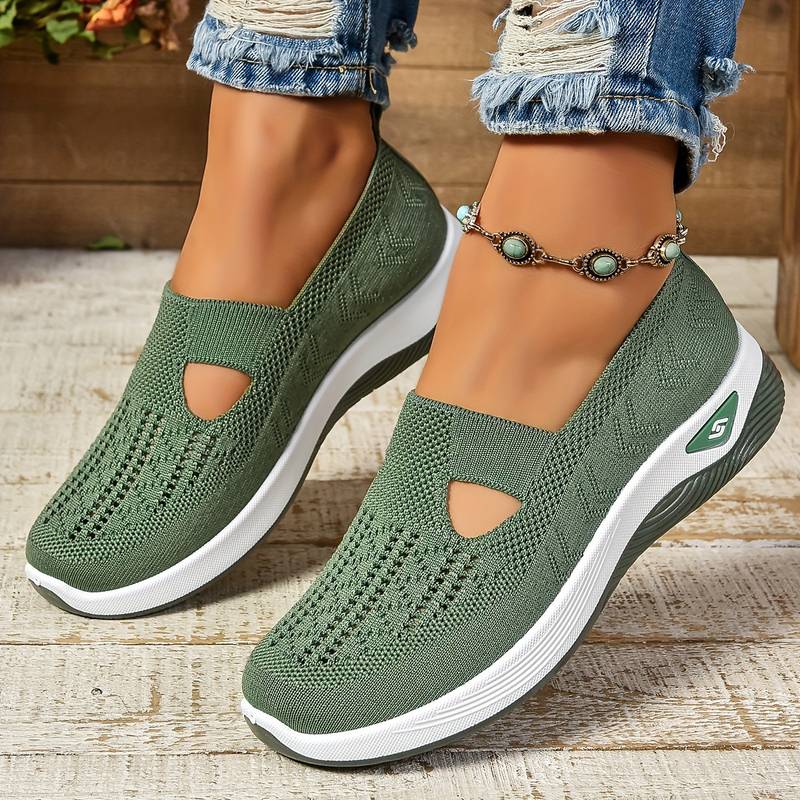Haniya - Scarpe da ginnastica Slip-on in Maglia Traspirante - Image 5