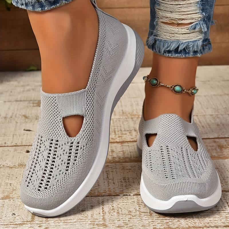 Haniya - Scarpe da ginnastica Slip-on in Maglia Traspirante - Image 8