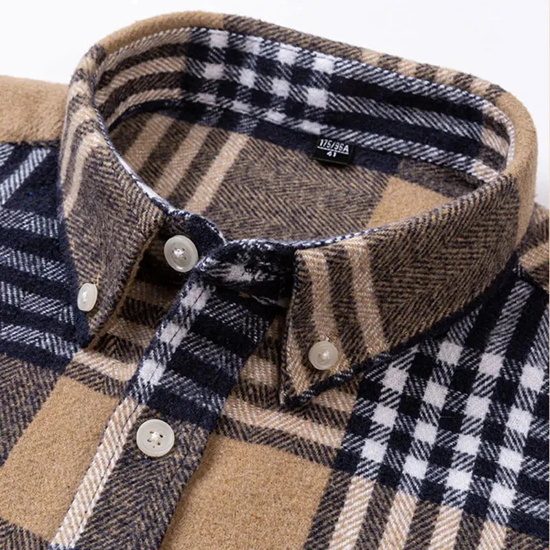 Hansamu - Elegante Camicia a Maniche Lunghe Con Bottoni - Image 10