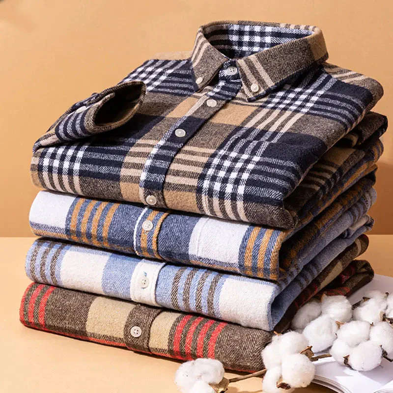 Hansamu - Elegante Camicia a Maniche Lunghe Con Bottoni - Image 11