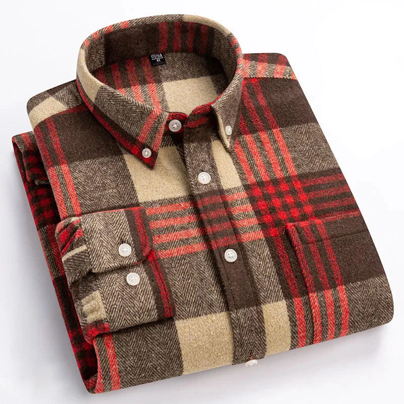 Hansamu - Elegante Camicia a Maniche Lunghe Con Bottoni - Image 5