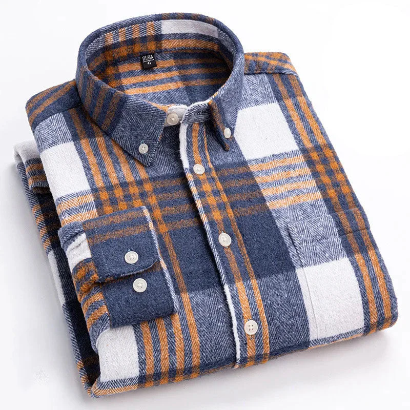 Hansamu - Elegante Camicia a Maniche Lunghe Con Bottoni - Image 6