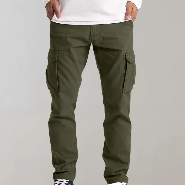 Hansjörg - Pantaloni Cargo Leggeri Con Tasche