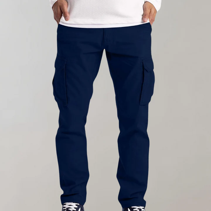 Hansjörg - Pantaloni Cargo Leggeri Con Tasche - Image 3