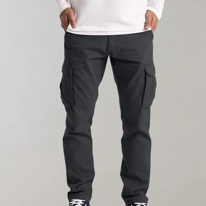 Hansjörg - Pantaloni Cargo Leggeri Con Tasche - Image 4